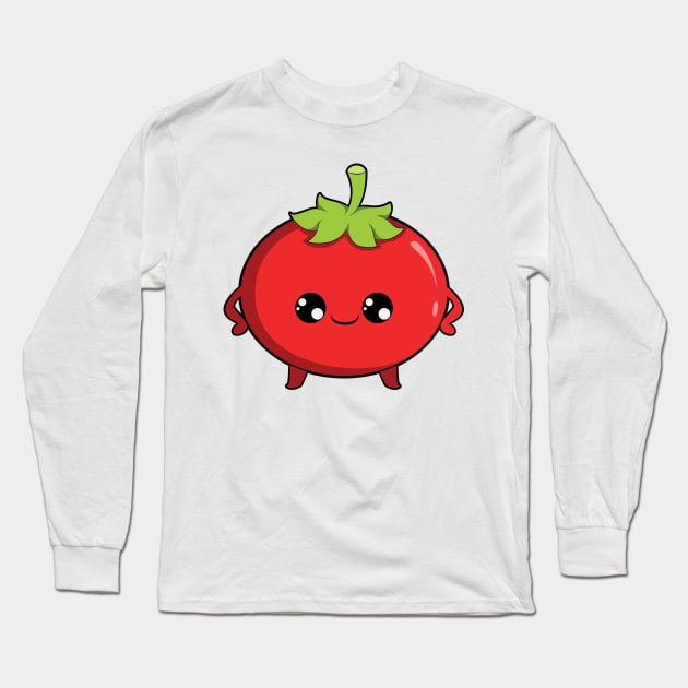 Tomato Long Sleeve T-Shirt by MyBeautifulFiles